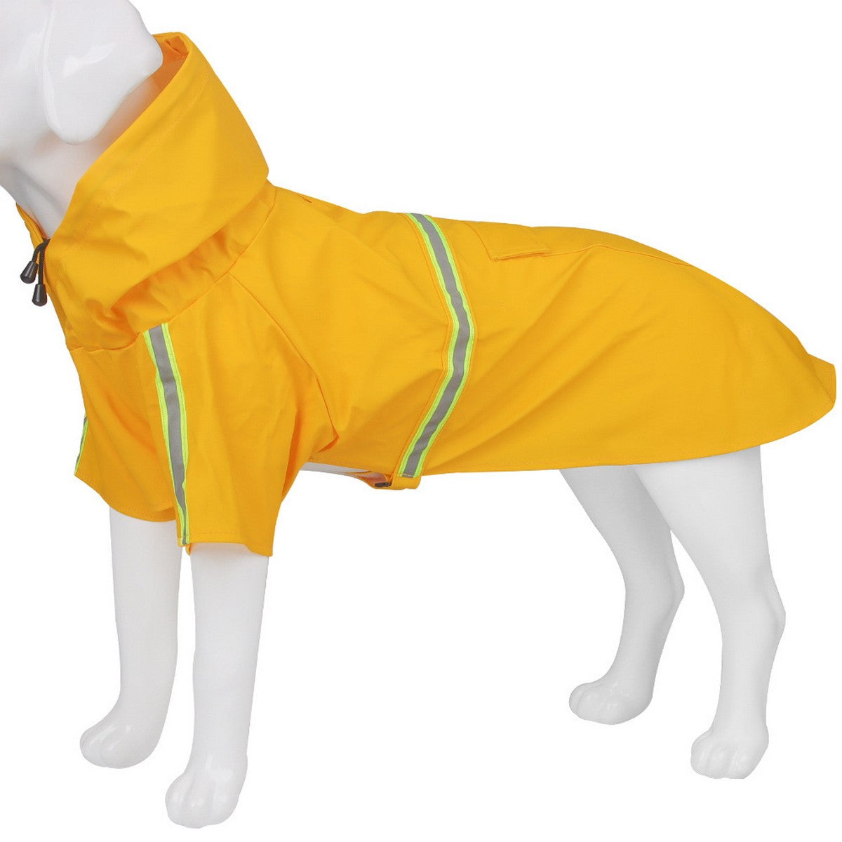 Outdoor Reflective Dog Raincoat for Large Dogs_CWMM12405