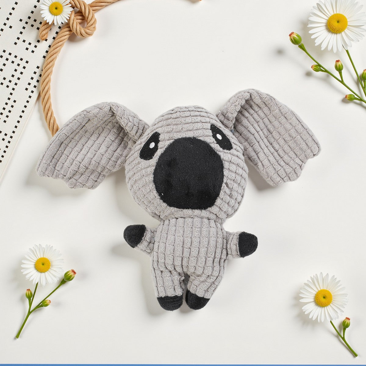 Durable Plush Squeaky Dog Toy for Chewing_CWMM12963