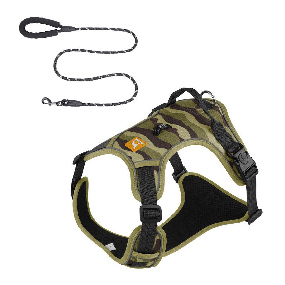 No Pull Dog Harness with Camouflage Design_CWMM12475