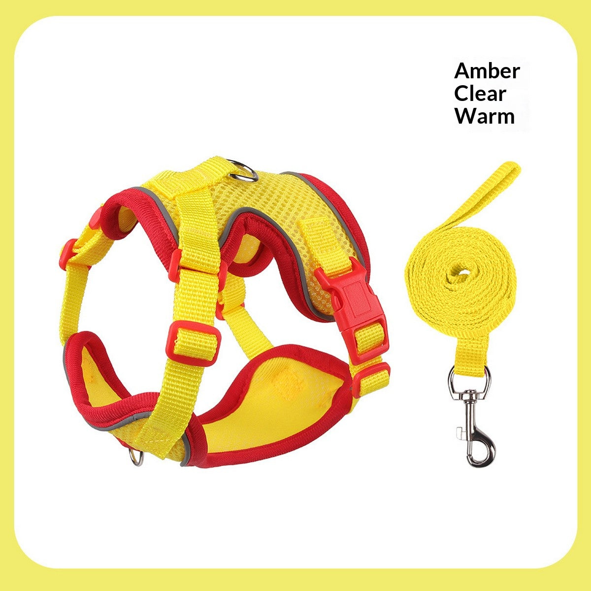 Comfort Fit Dog Vest Harness with Leash_CWMM12569