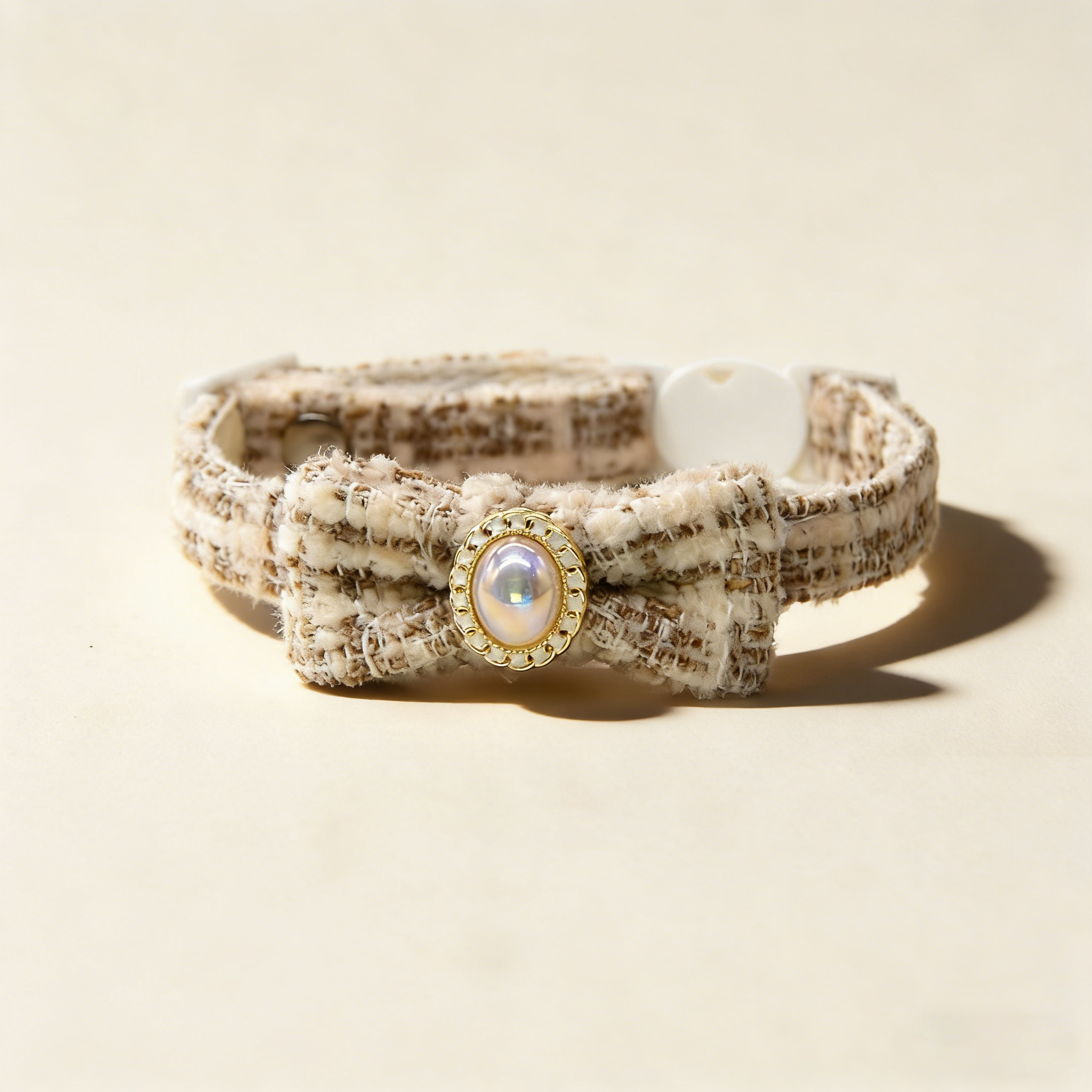 Pet Lightweight Bow Pearl Safety Collar_CWMM13170