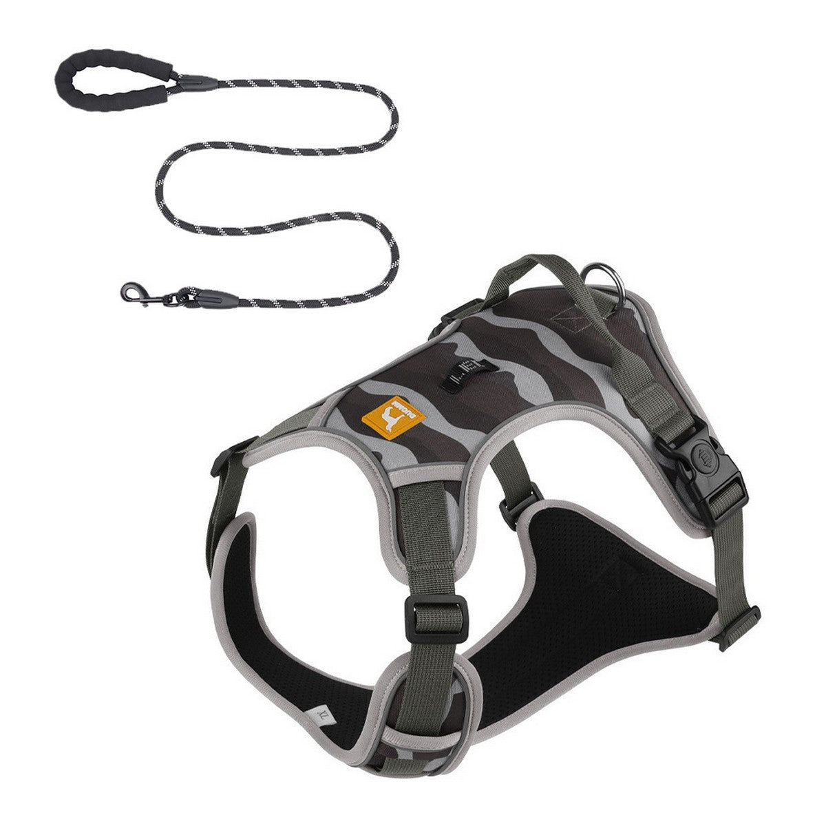 No Pull Dog Harness with Camouflage Design_CWMM12475