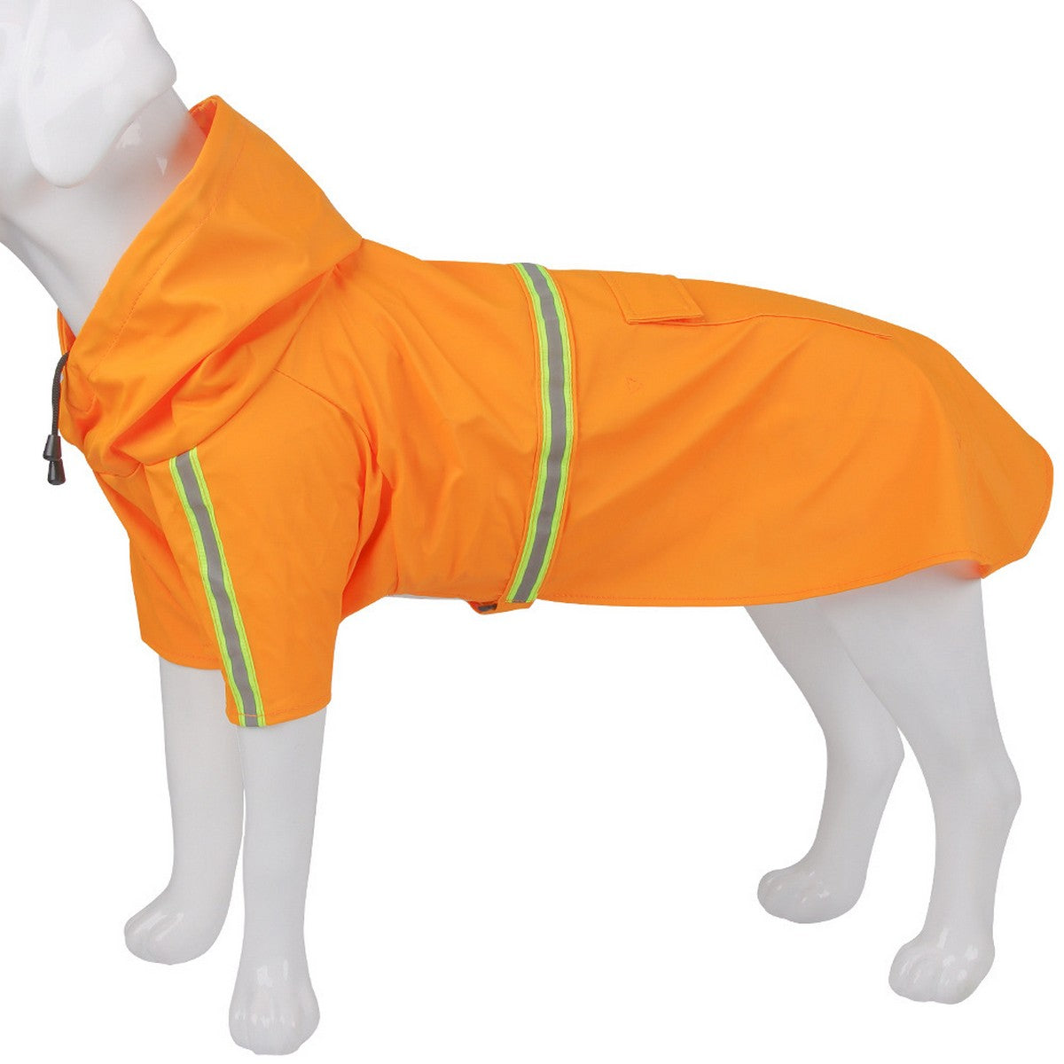 Outdoor Reflective Dog Raincoat for Large Dogs_CWMM12405
