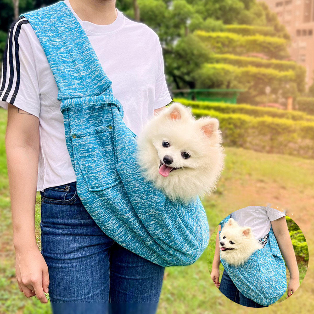 Pet Shoulder Bag for Cats & Small Dogs_CWMM11178