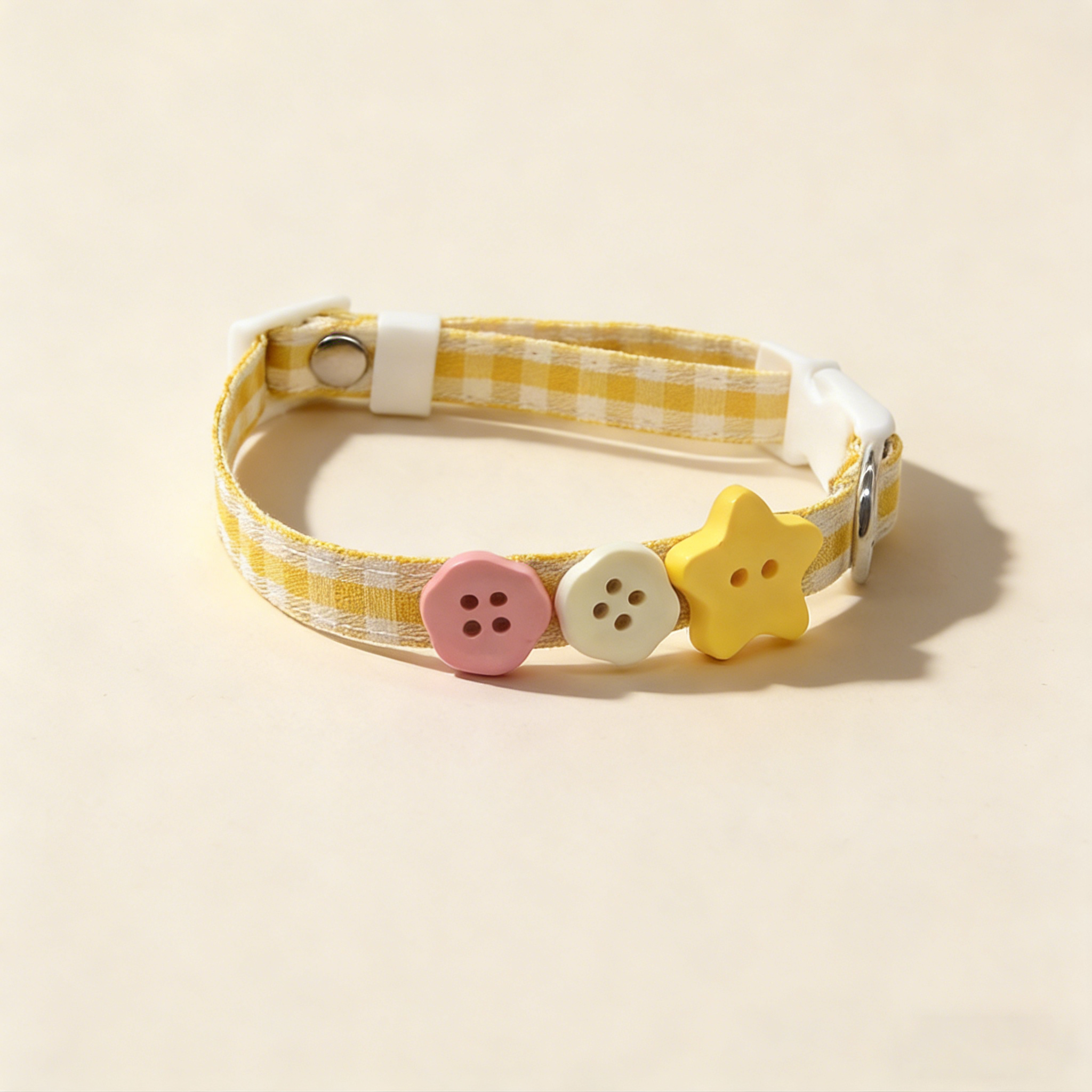 Classic Plaid Cat Dog Collar with Standard Buckle_CWMM13178