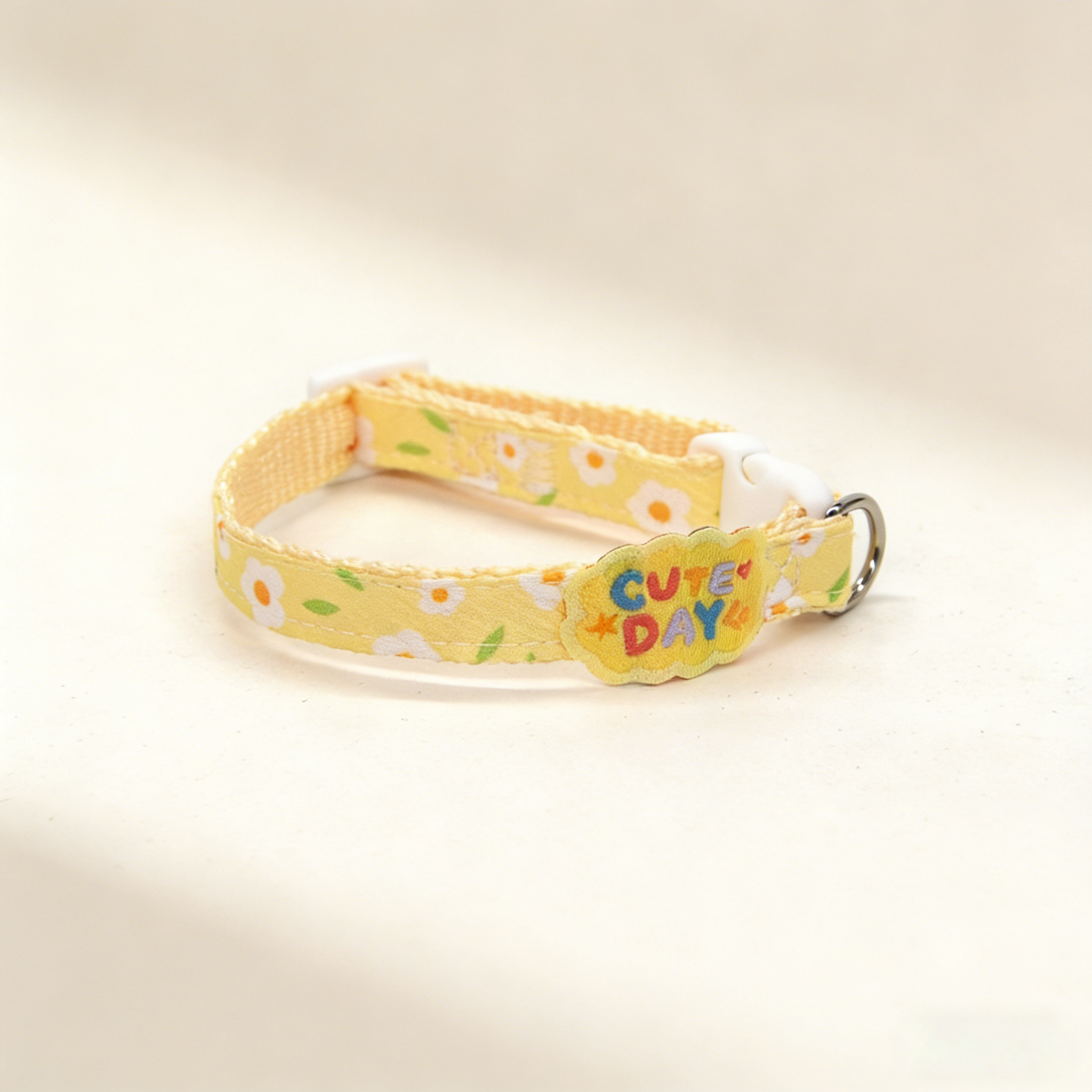 Cute Pet Collar Cartoon Flower Standard Buckle_CWXQ4-03MXQ