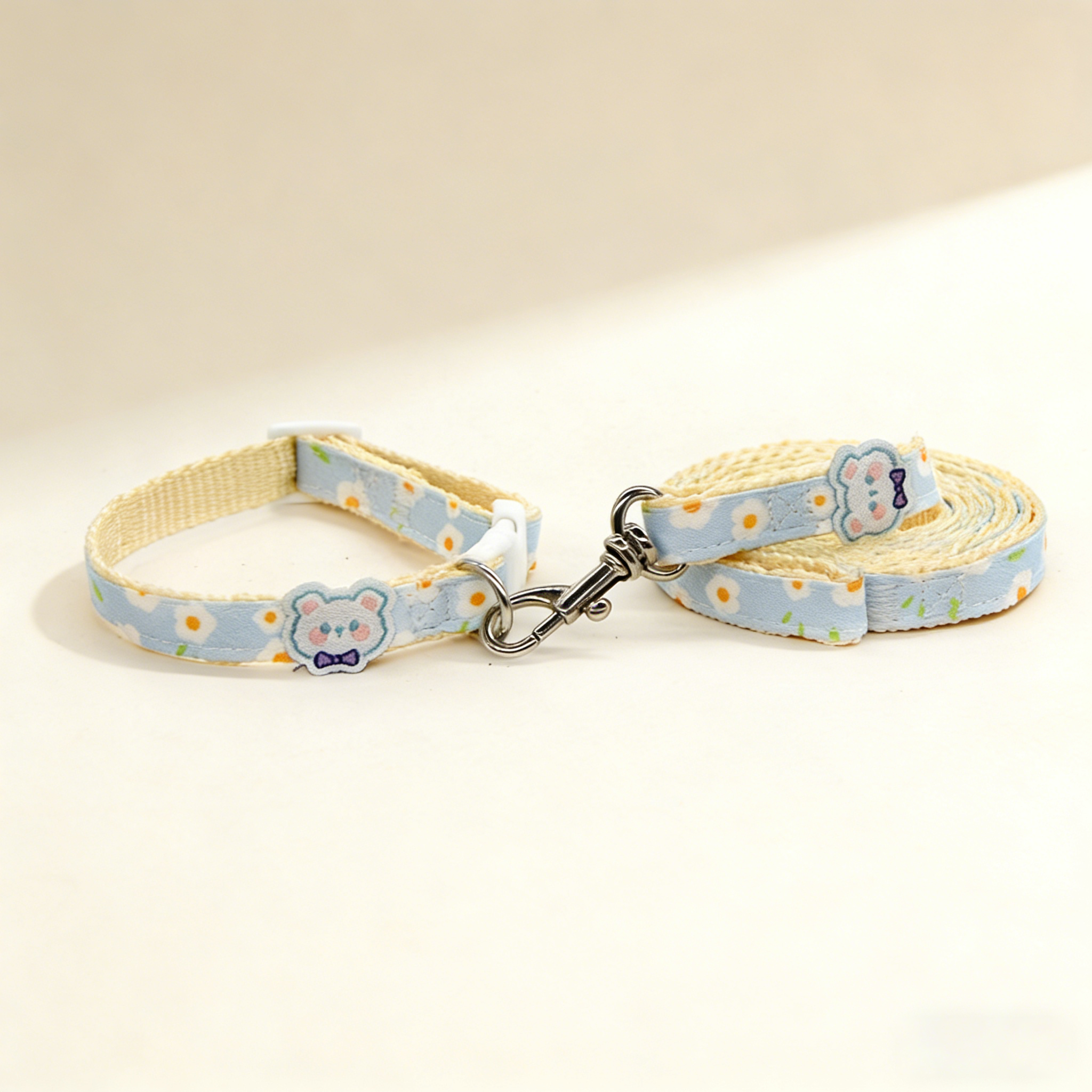 Cute Pet Collar Cartoon Flower Standard Buckle_CWXQ4-03MXQ
