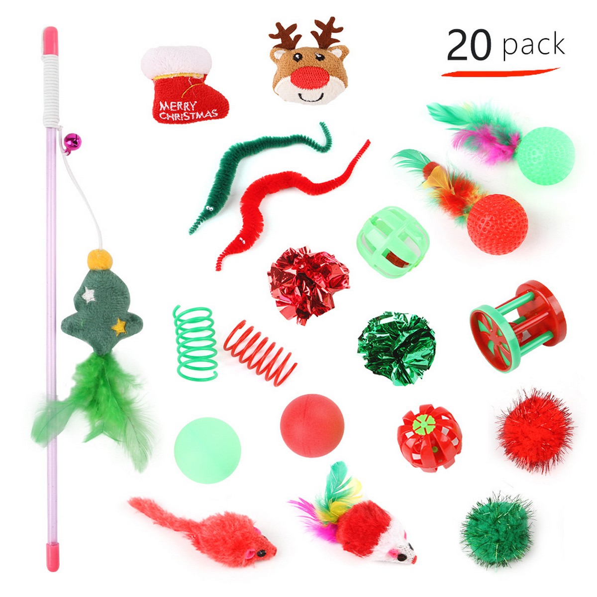 Xmas Pet S-Tunnel Play Set – Interactive Fun_CWMM11425