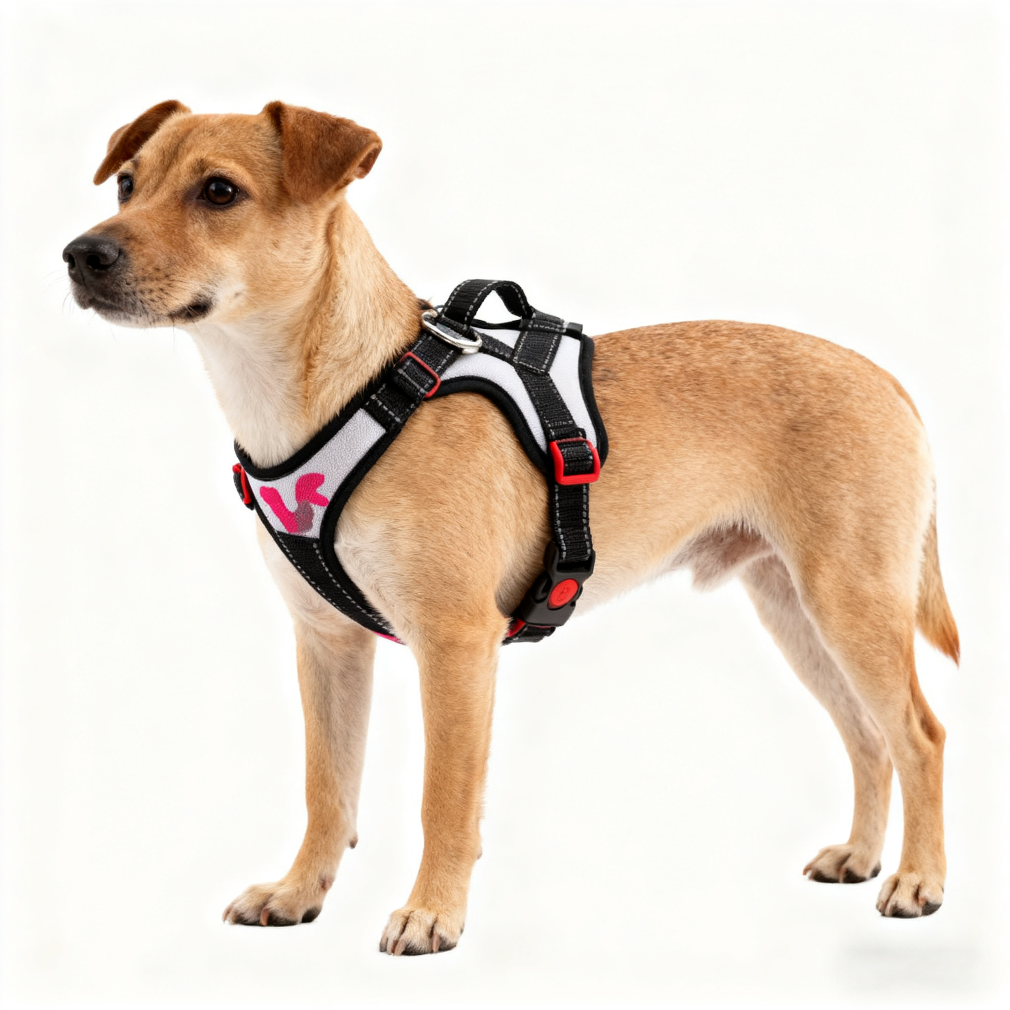 Large Dog Harness No-Pull Reflective Vest for Walking_CWMM11128