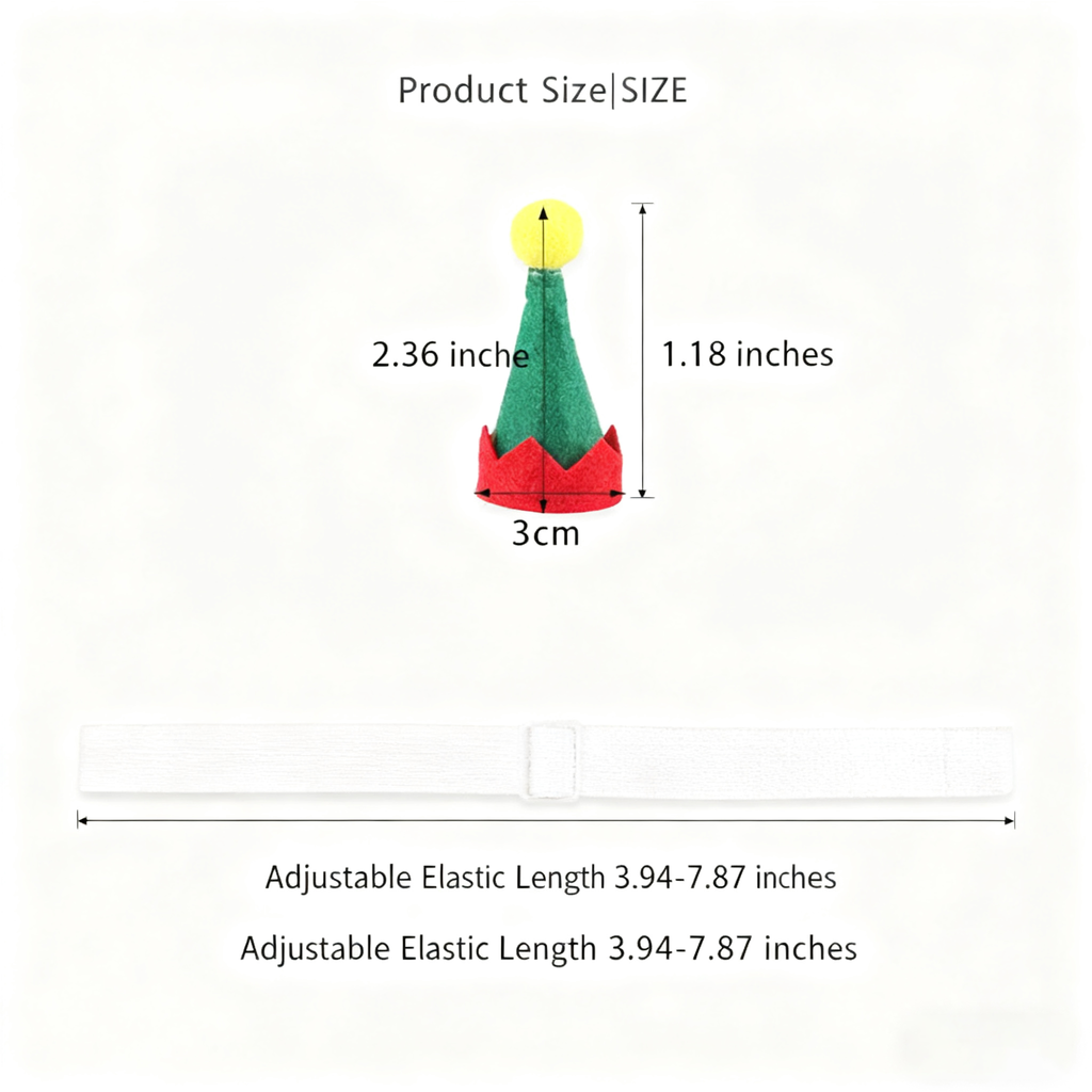 Funny Christmas Hat for Hamster & Chinchilla_CWMM11401