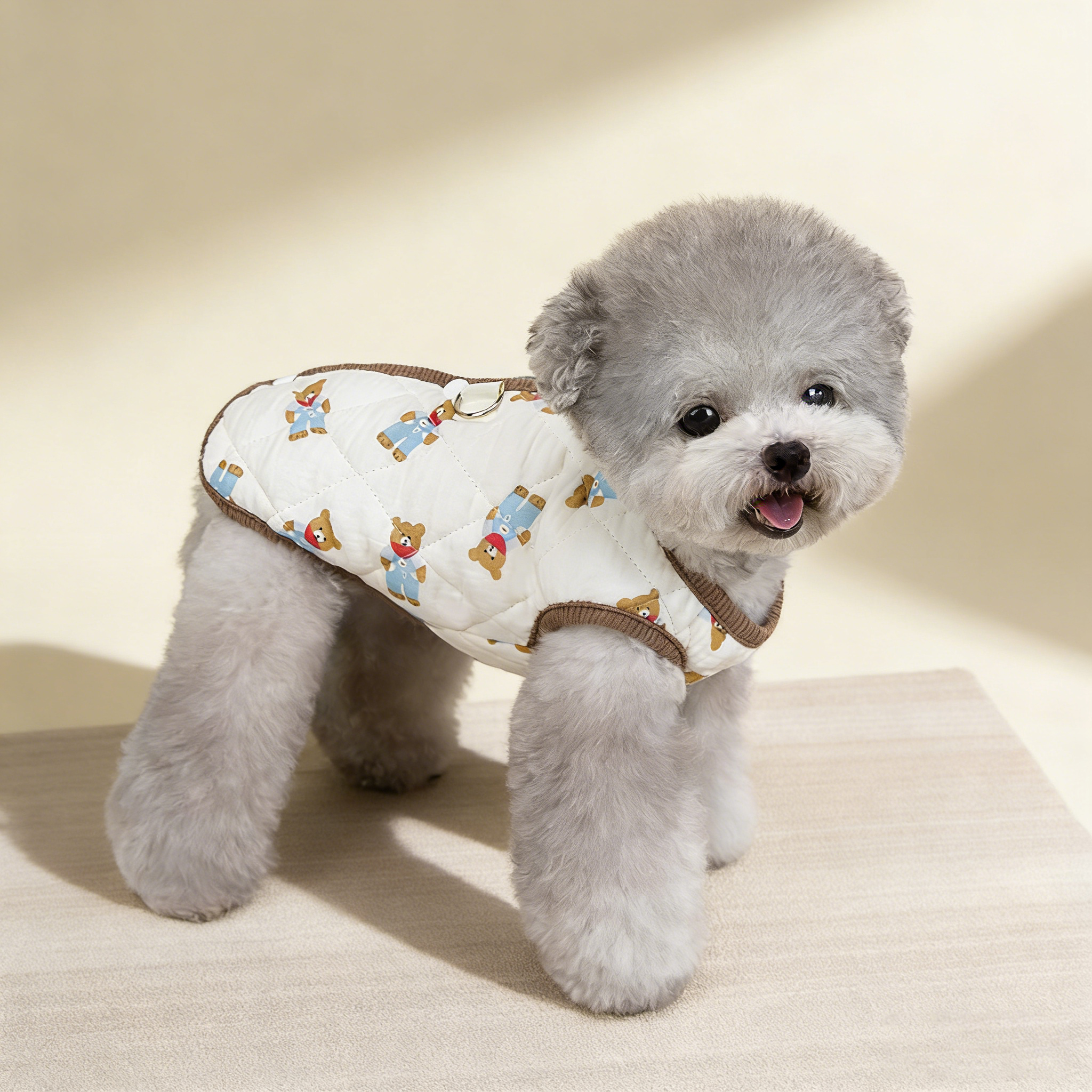 Warm Winter Dog Cotton Vest for Small Pets_CWMM12202