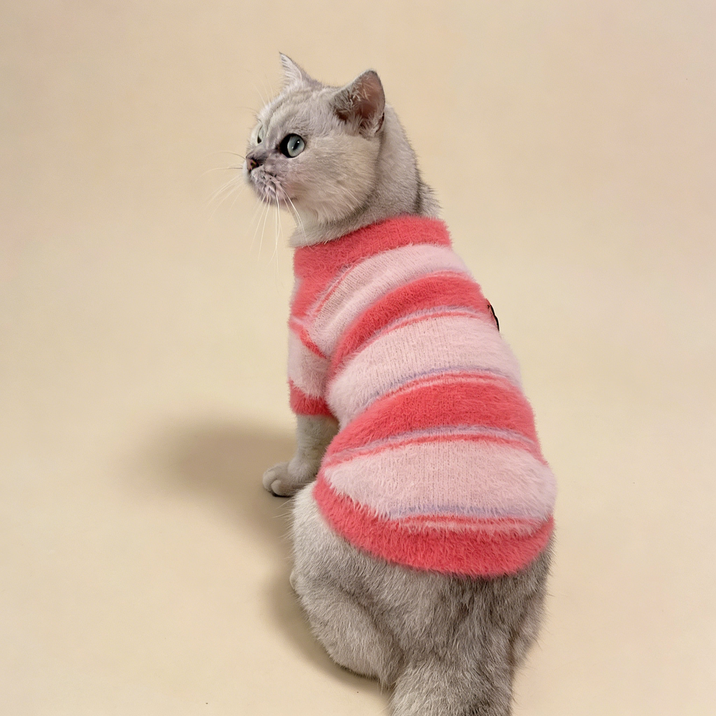 Warm Faux Fur Pet Sweater for Winter_CWMM12380