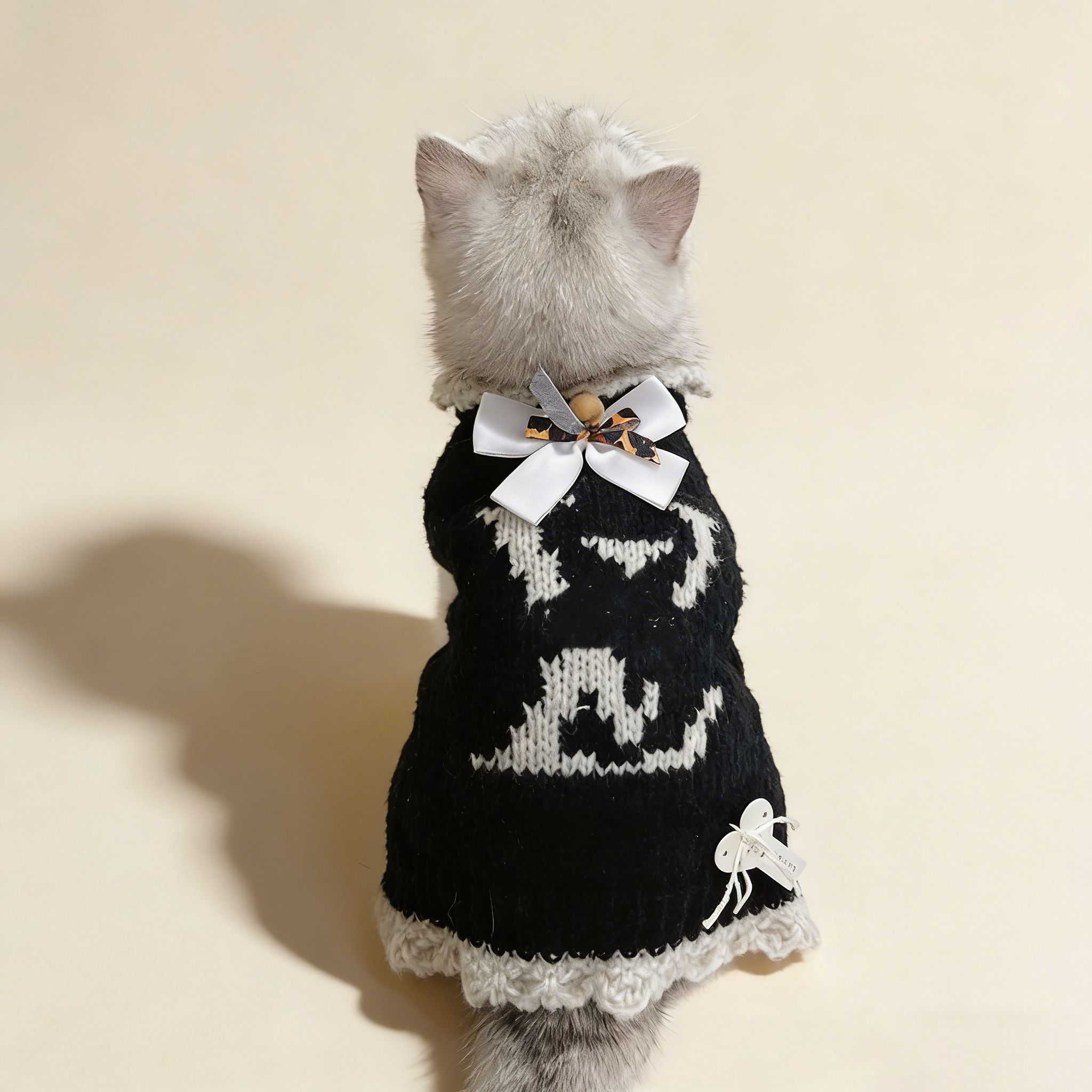 Designer Style Dog Cat Knit Sweater_CWMM12349