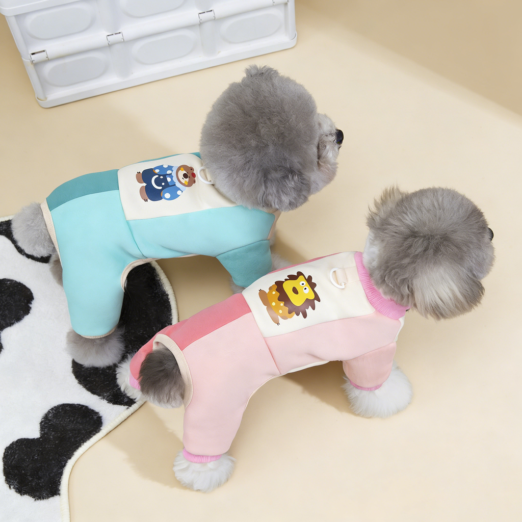 Winter Lion Dog Hoodie Jumpsuit Small Dogs_CWMM12258