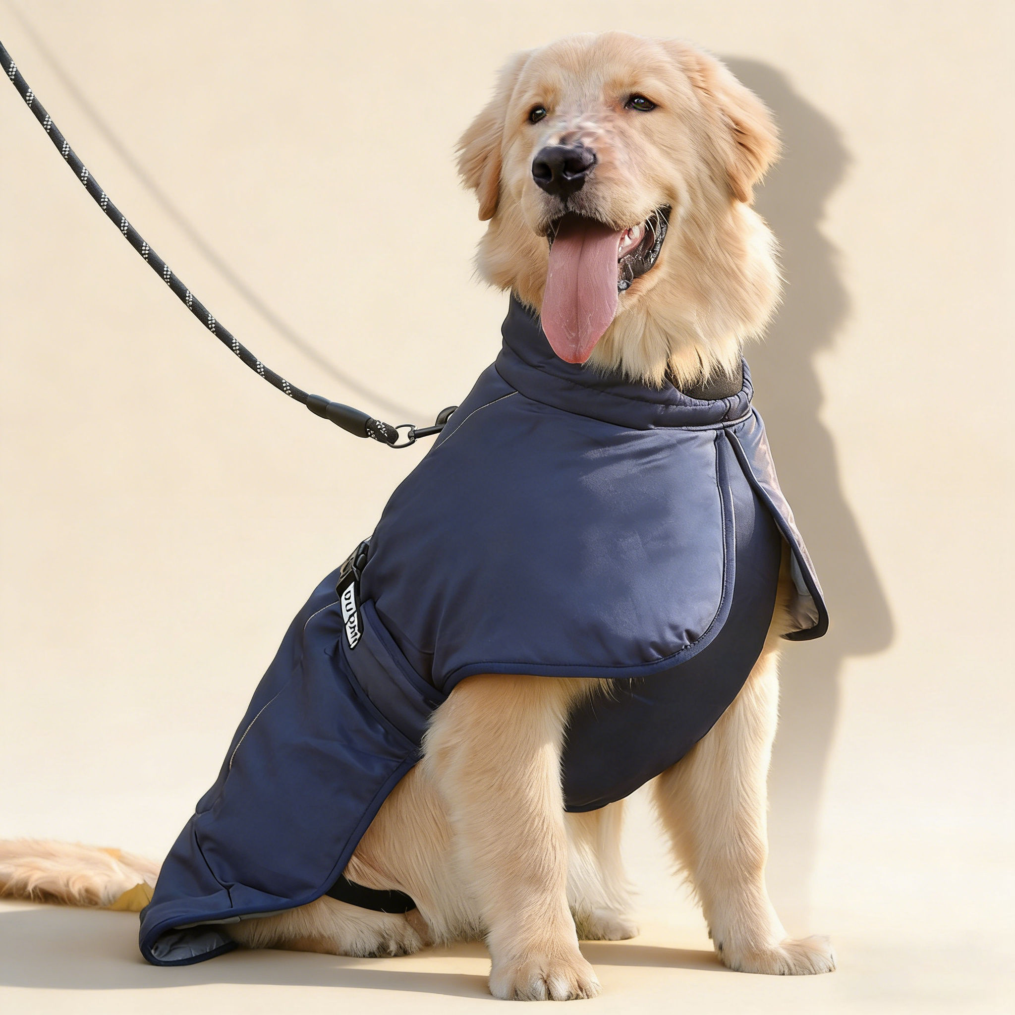 Autumn Warm Dog Cloak for Large Dogs_CWMM12406