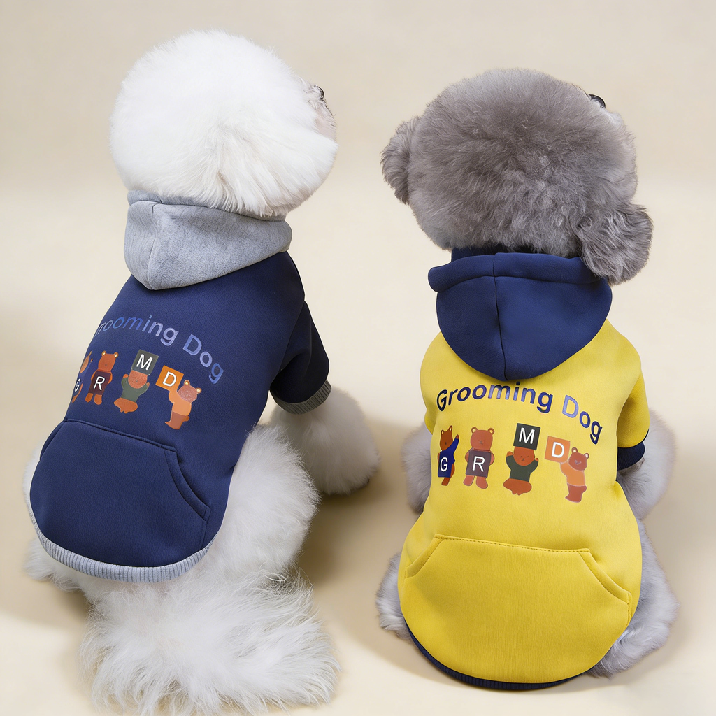Autumn Winter Fleece Dog Sweatshirt_CWMM12200