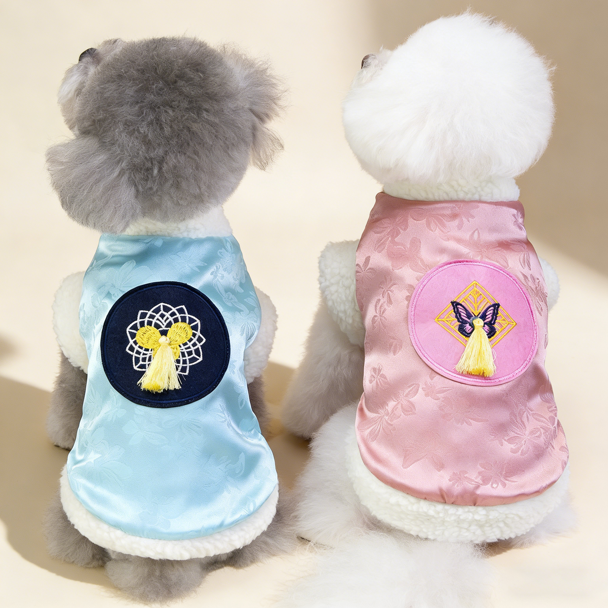 Elegant Korean Dog Winter Coat Small Doga_CWMM12278