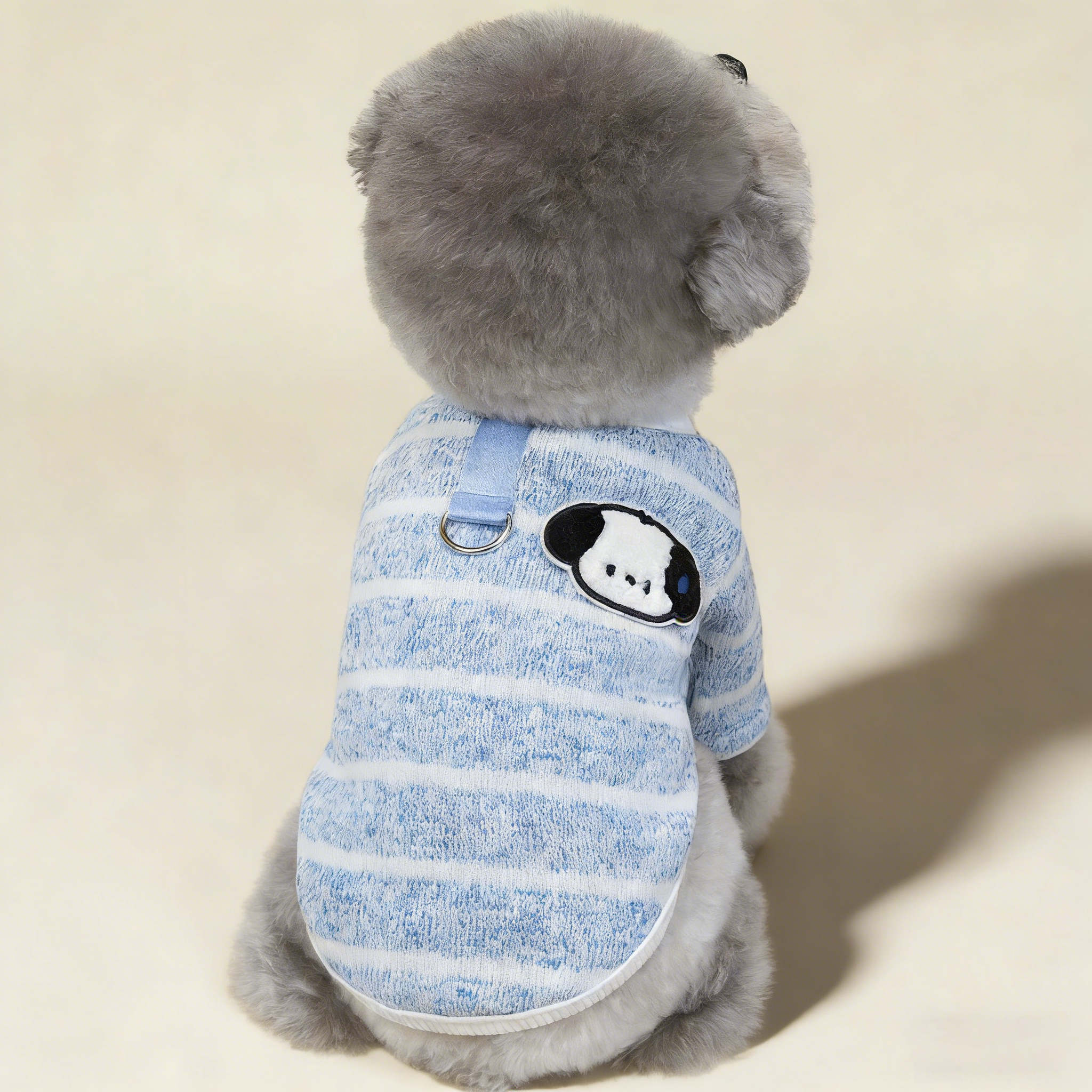 Pet Winter Knitted Hoodie with Leash Ring_CWMM12229
