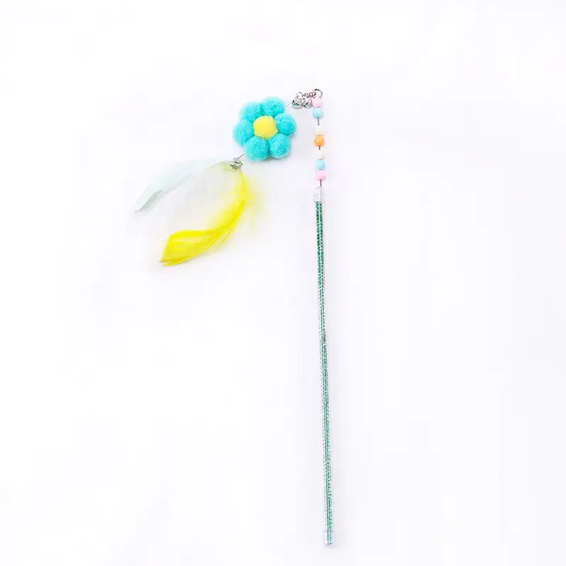 Interactive Cat Wand with Feather & Bell Toy_CWMM5243