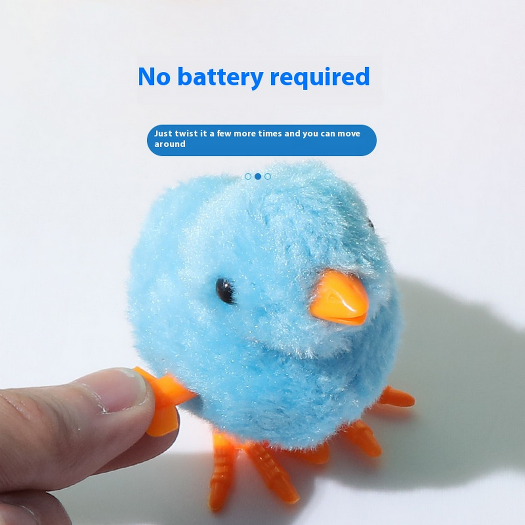 Jumping Chick Plush Toy for Cats_CWMM7177