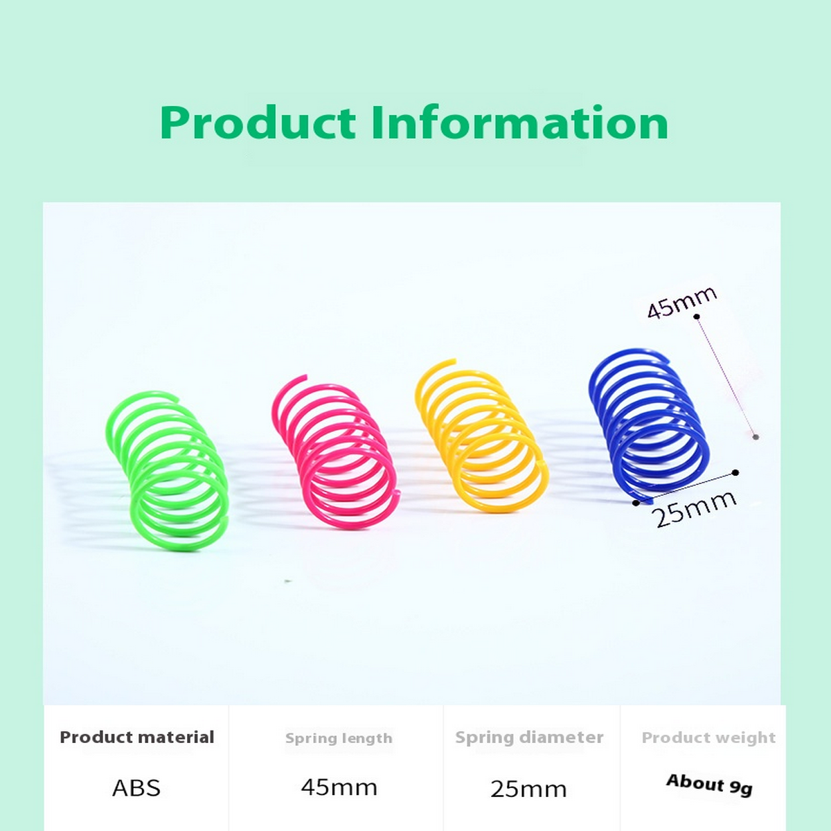 Jumping Spring Toy for Cats – Colorful & Fun_CWMM7178