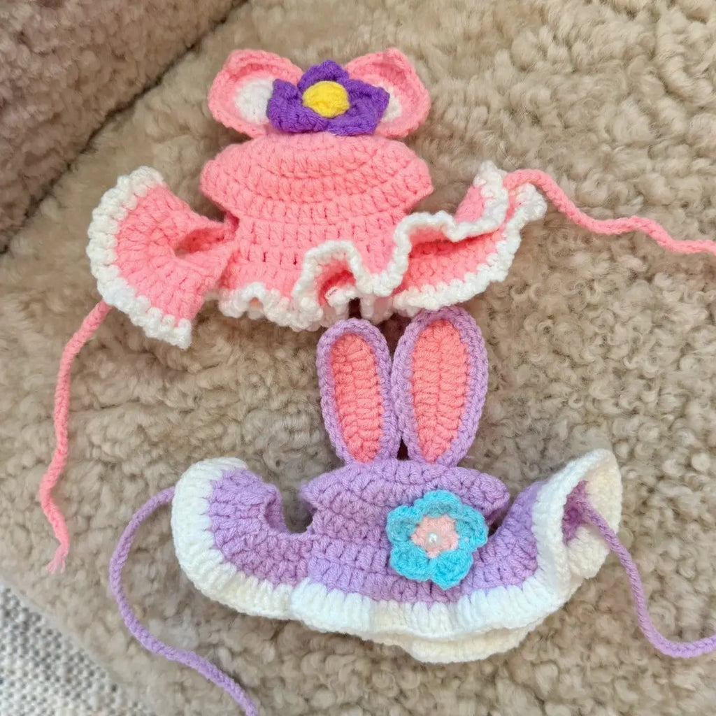 Handmade Pet Flower Hat for Dogs & Cats_CWAH3702