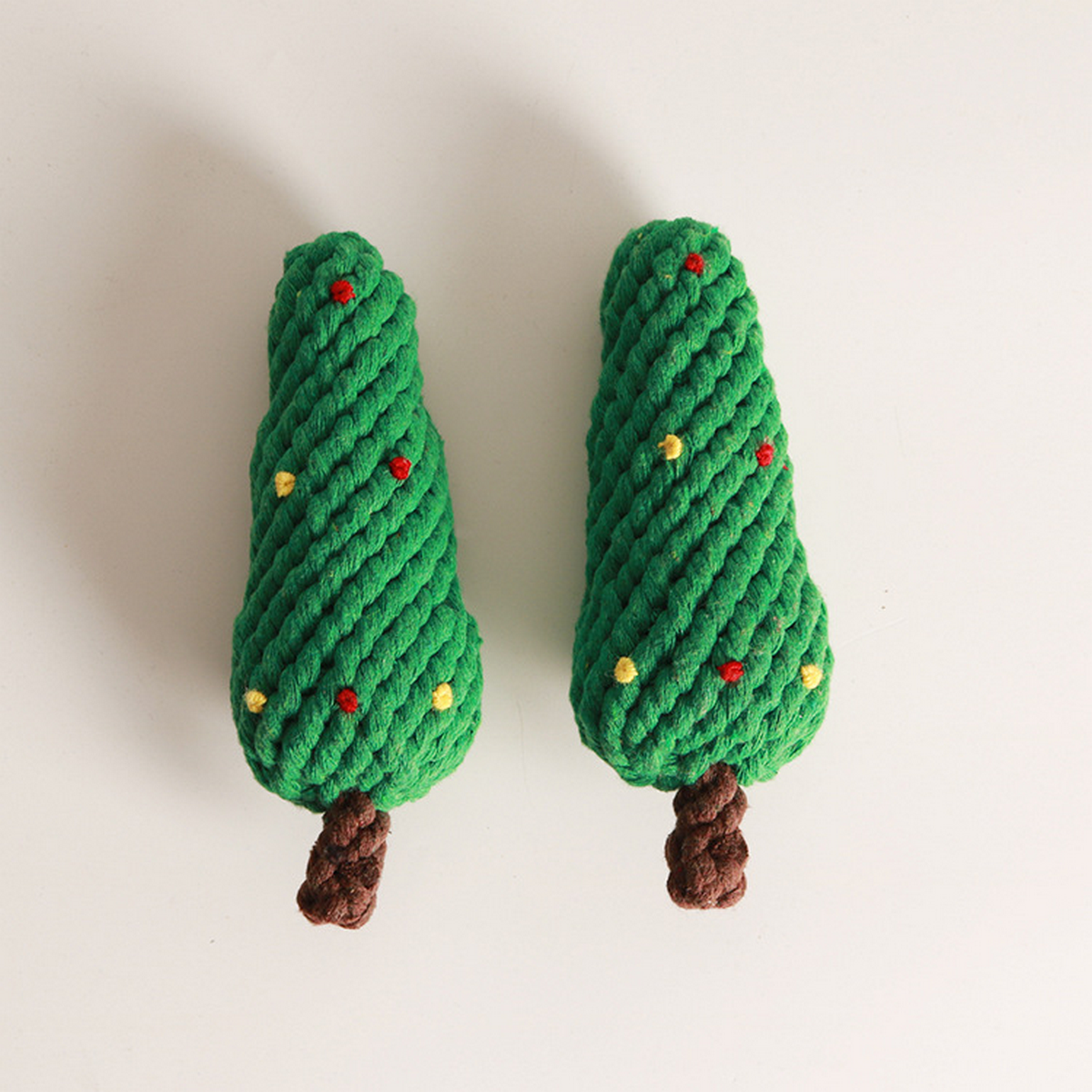 Handmade Dog Chew Toy – Xmas Tree Rope Design_CWMM8061