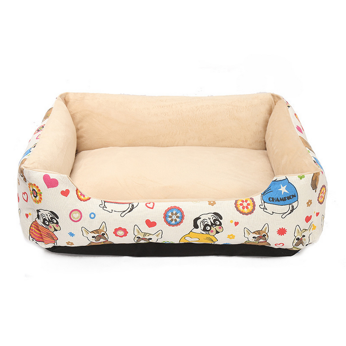 Four-Season Dog Bed – Corduroy & Removable Cover_CWMM7944