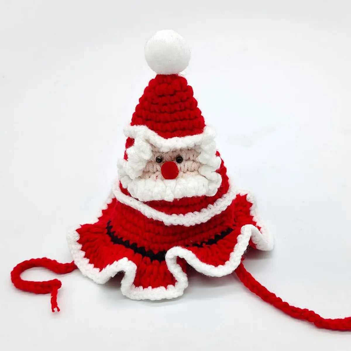 Handmade Christmas Knit Hat for Cats & Dogs_CWAH3708