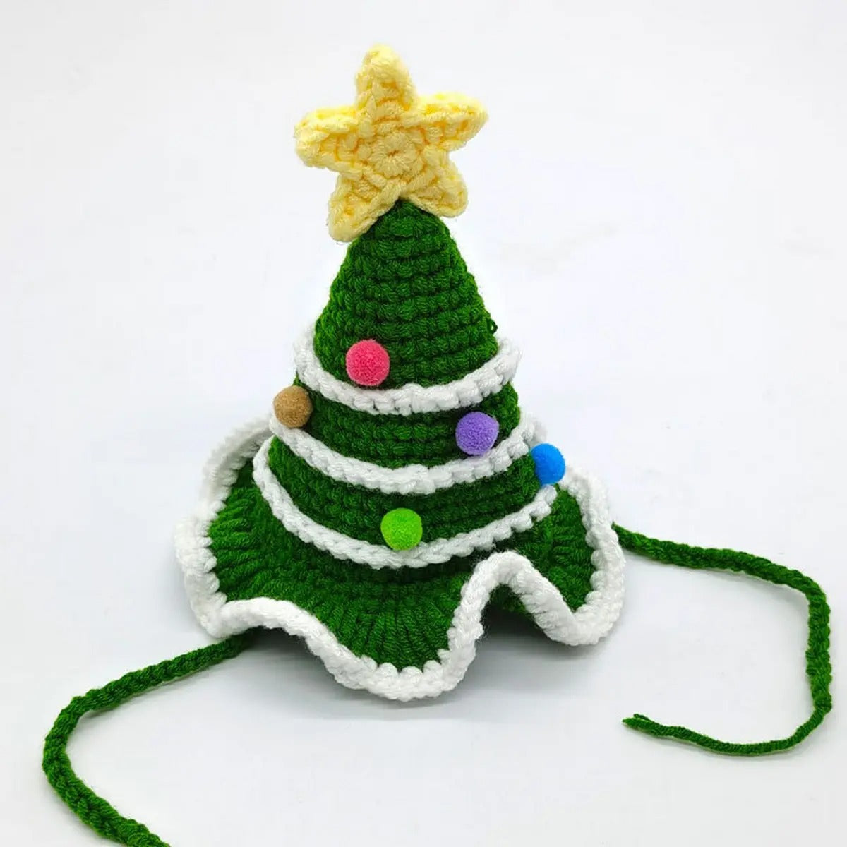 Handmade Christmas Knit Hat for Cats & Dogs_CWAH3708