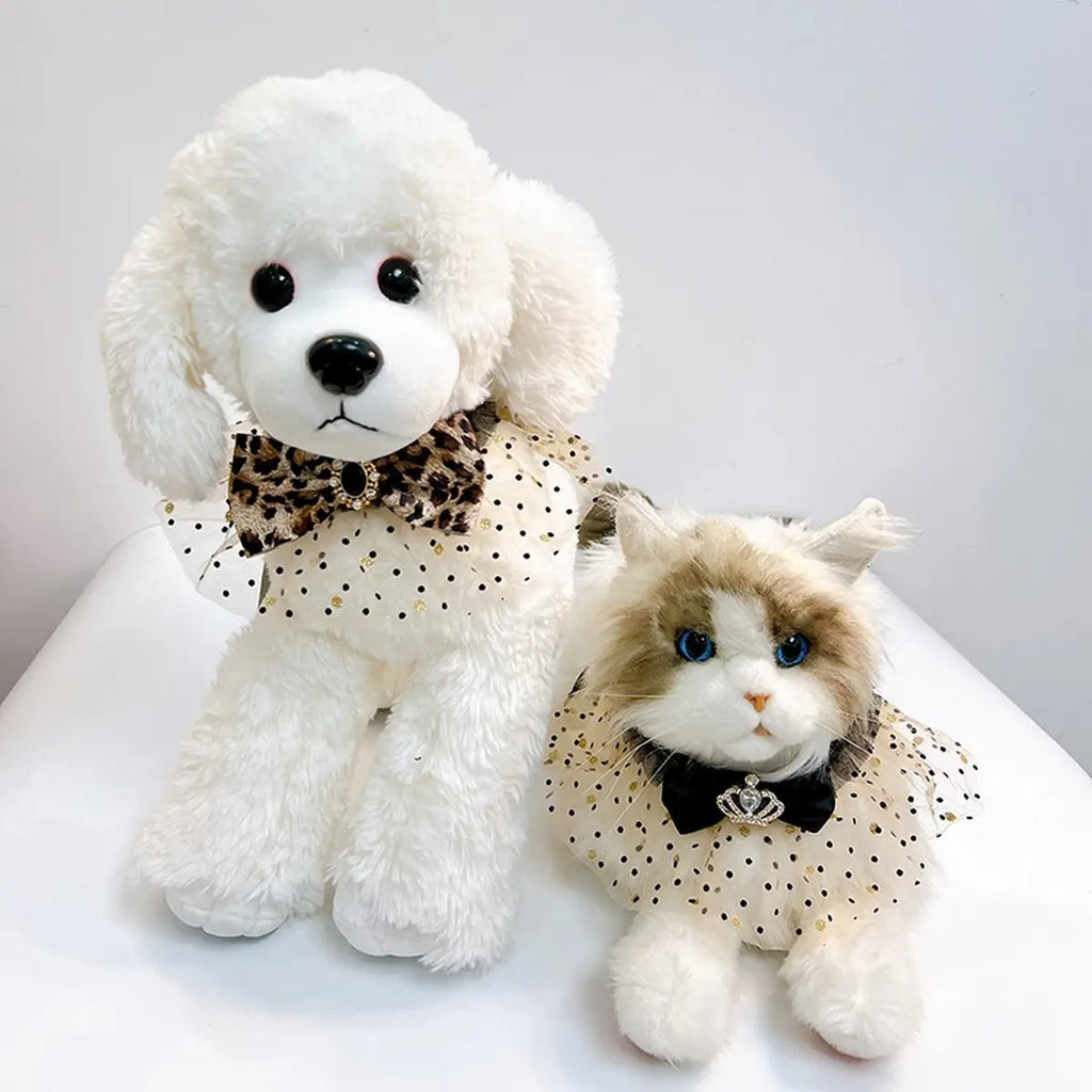 Lace Leopard Pet Collar – Princess Bow, Dog & Cat_CWMM8140