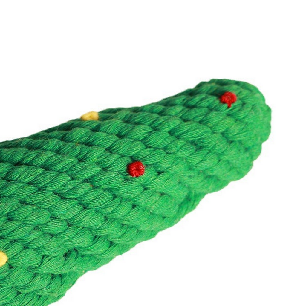 Handmade Dog Chew Toy – Xmas Tree Rope Design_CWMM8061