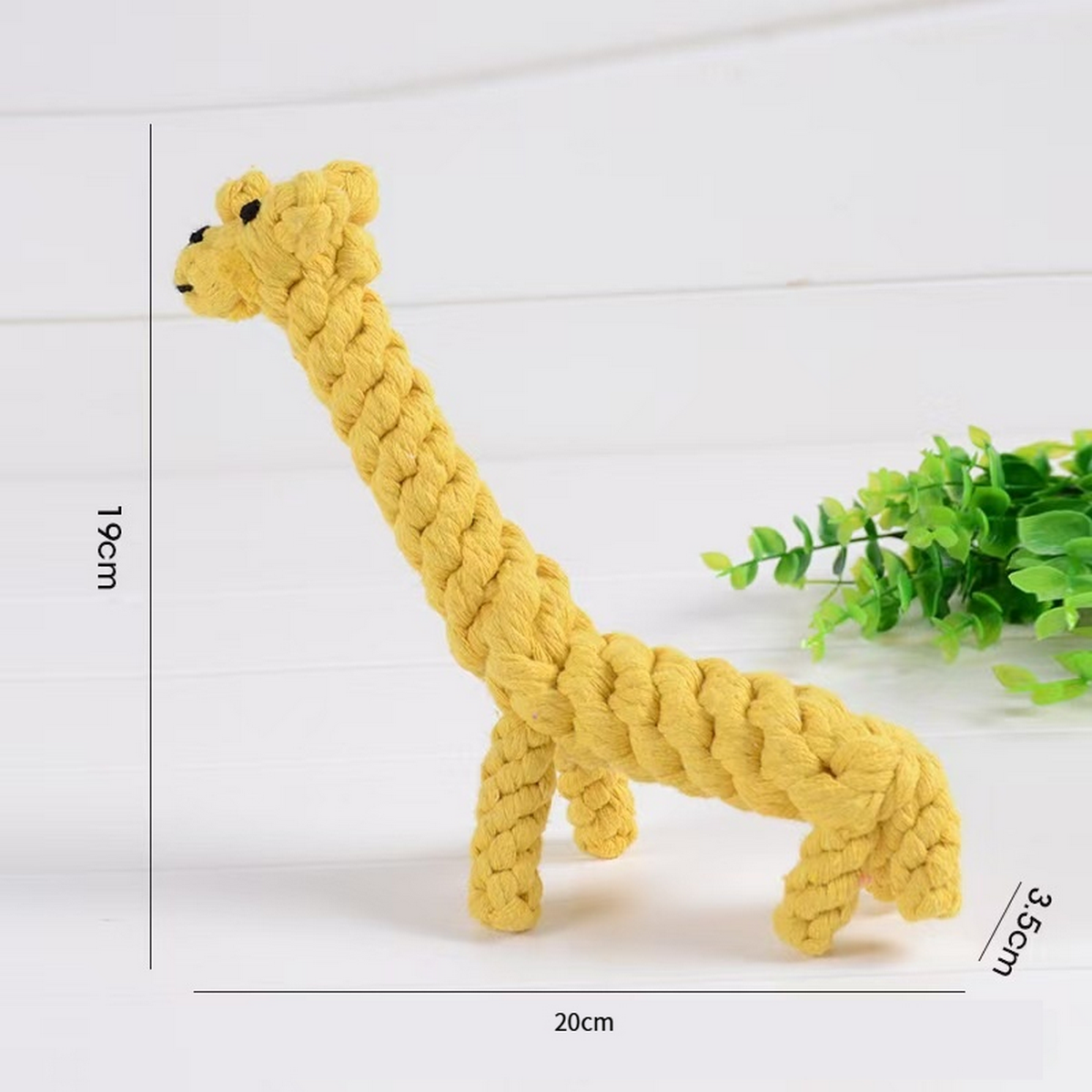 Giraffe Rope Dog Toy – Durable Chew Toy_CWMM8033