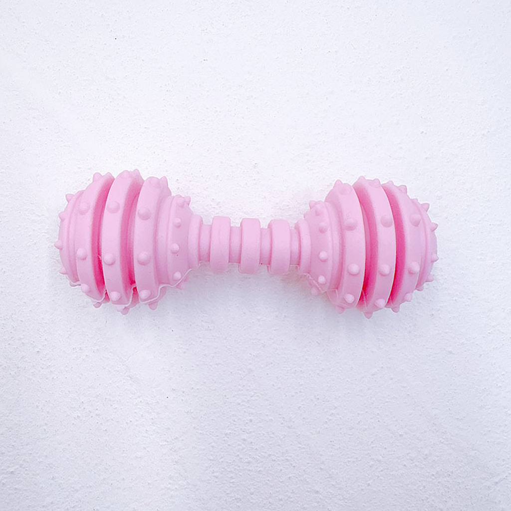 Interactive Bell Dumbbell - Teething Toy for Dogs_CWMM7218