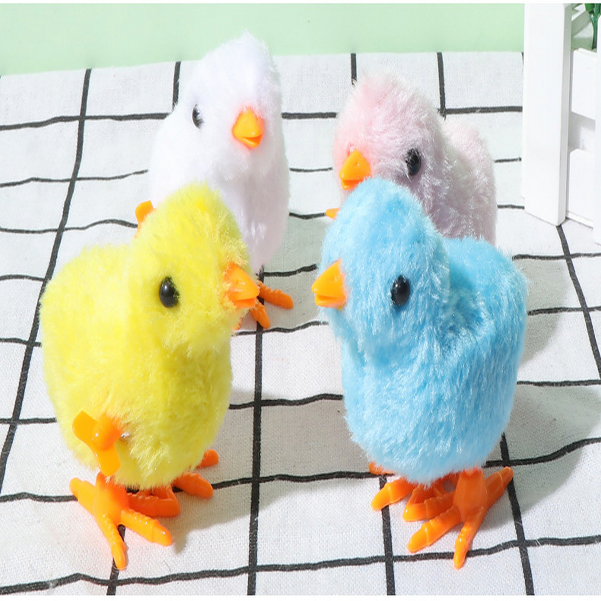 Jumping Chick Plush Toy for Cats_CWMM7177