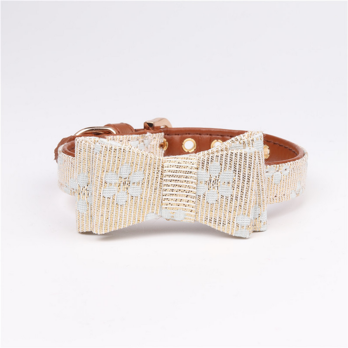 Patterned Bow Tie Pet Collar – Dog & Cat_CWMM7769
