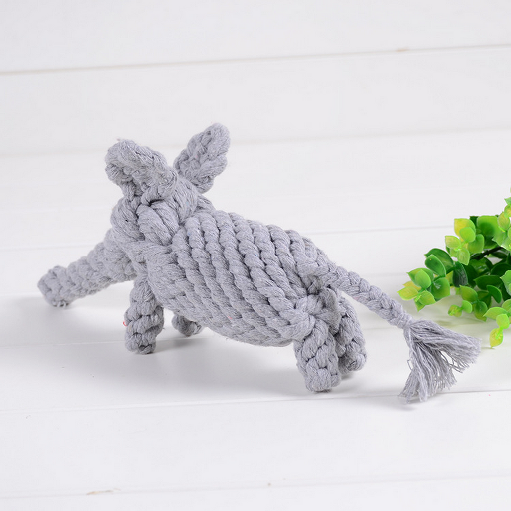 Elephant Rope Dog Toy – Durable Chew Toy_CWMM8040