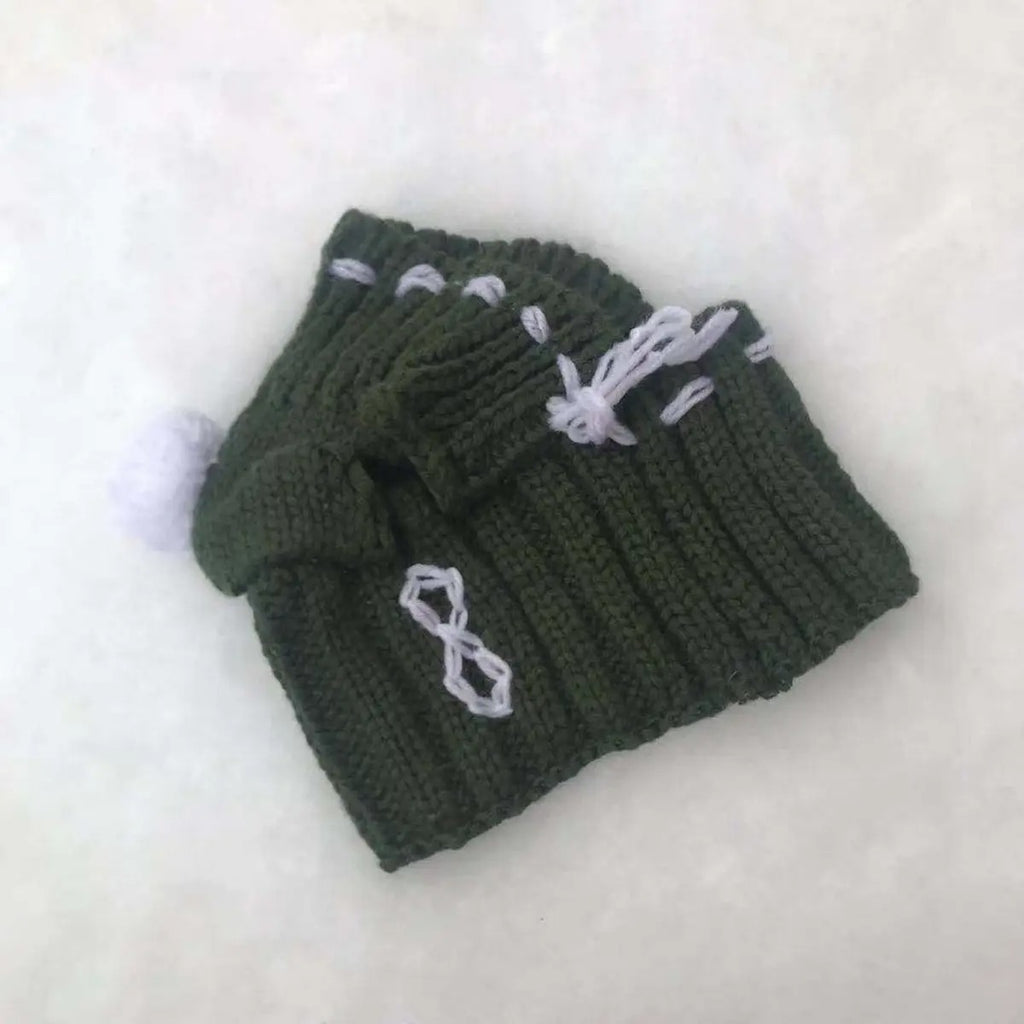 Knitted Dog Hat – Warm & Cute for French Bulldogs_CWMM6107