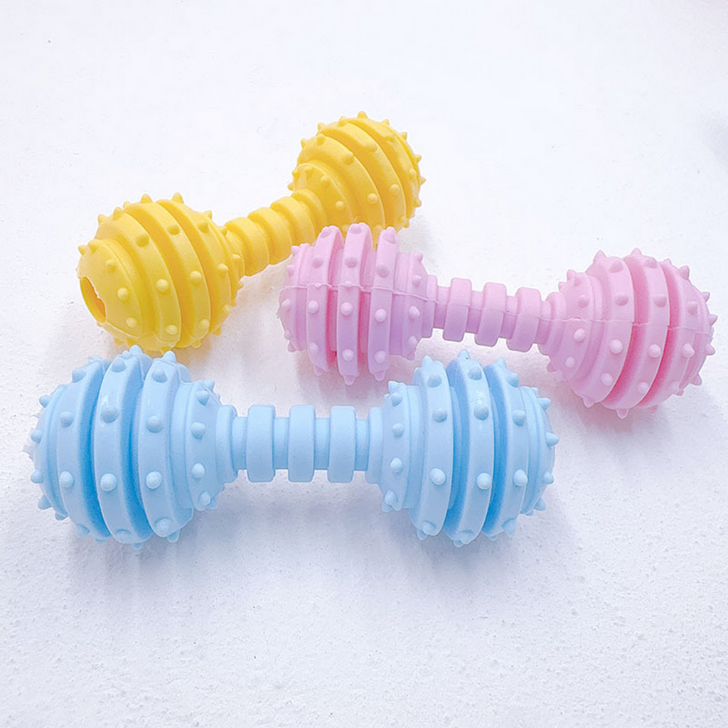 Interactive Bell Dumbbell - Teething Toy for Dogs_CWMM7218