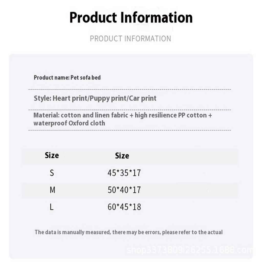 Four-Season Dog Bed – Corduroy & Removable Cover_CWMM7944