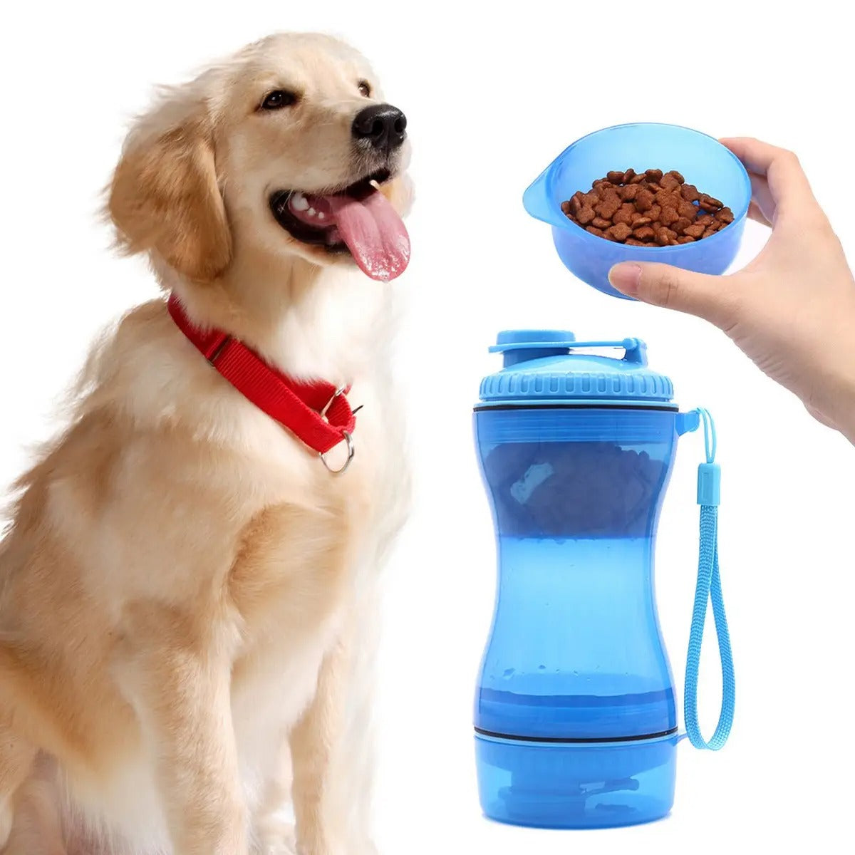 Outdoor Dog Water Bottle, Spill-Free Drinking Cup_CWMM7974