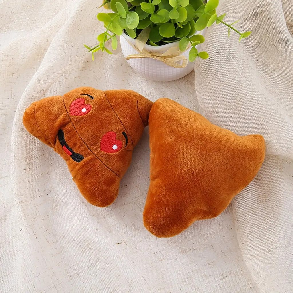 Funny expression plush pet toy, chew-resistant_CWMM5423