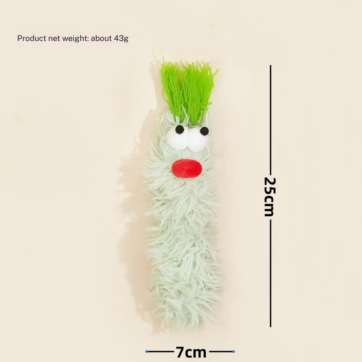 Funny Catnip Plush Toy – Self-Play Pillow Toy_CWMM6808