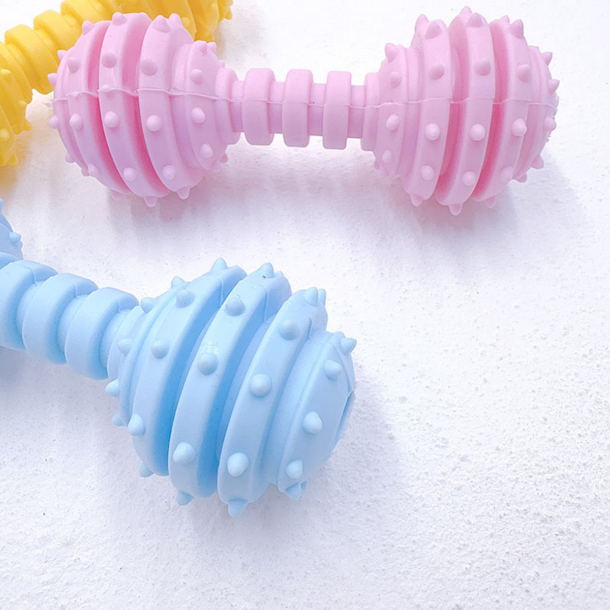 Interactive Bell Dumbbell - Teething Toy for Dogs_CWMM7218