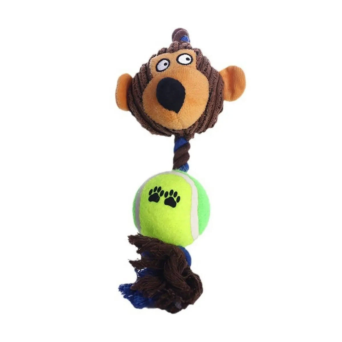 Corduroy Chew Ball, Fun Rope Toy for Dogs_CWMM5470