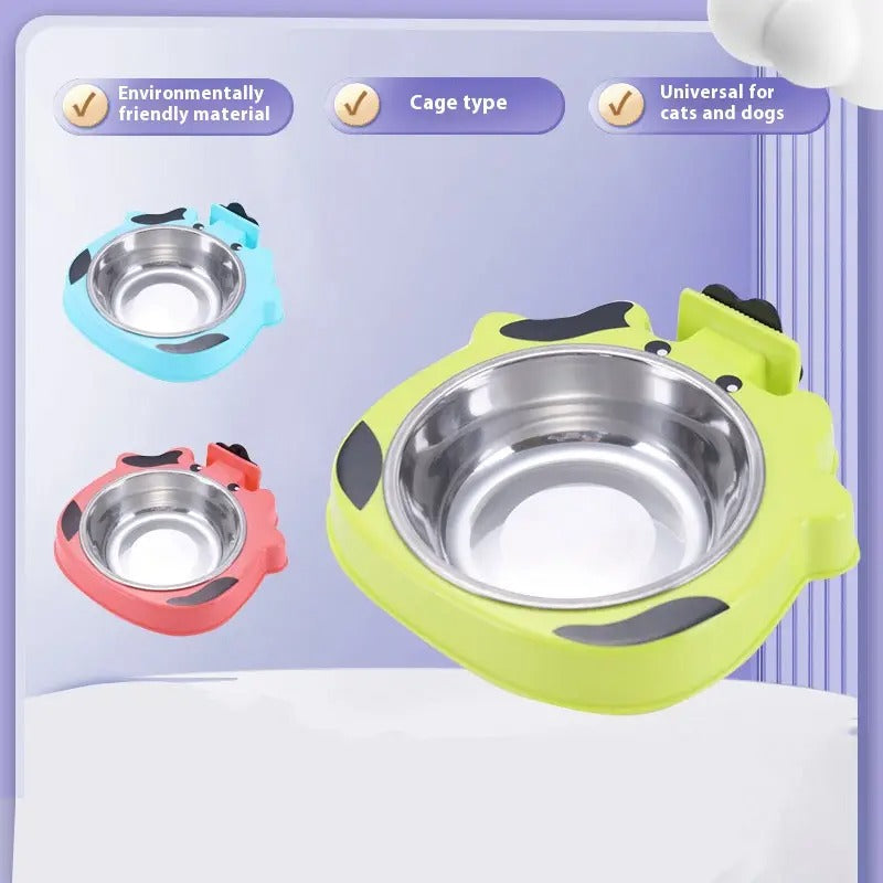 Hanging Pet Bowl, Fixed Dog Cage Bowl_CWMM5188