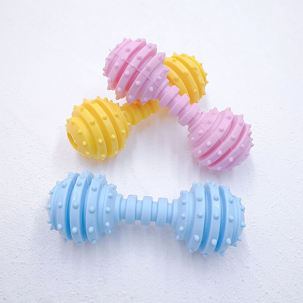 Interactive Bell Dumbbell - Teething Toy for Dogs_CWMM7218
