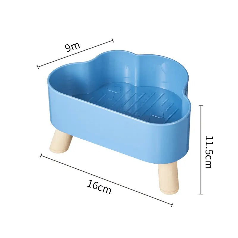 Cloud-Shaped Dog/Cat Pet Elevated Bowl_CWMM5193
