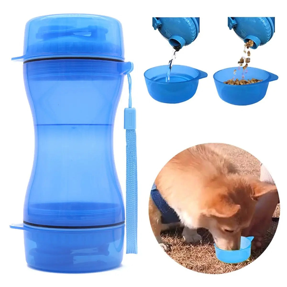 Outdoor Dog Water Bottle, Spill-Free Drinking Cup_CWMM7974
