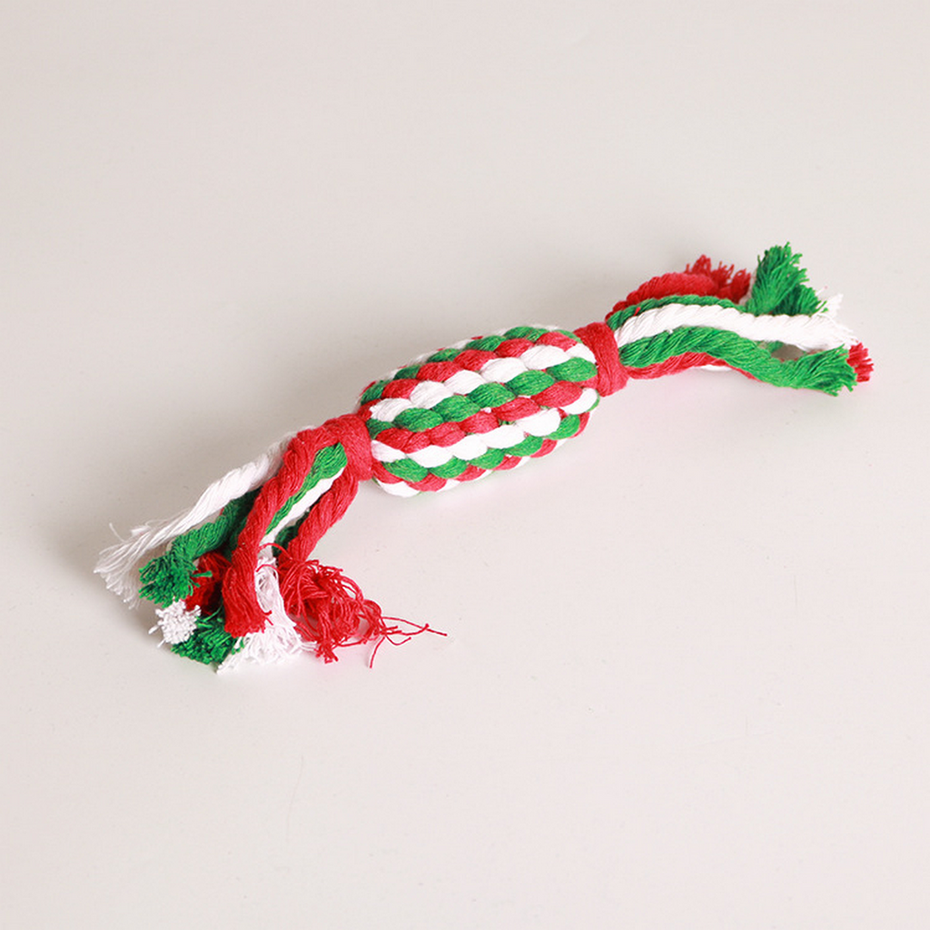 Christmas Candy Rope Toy – Cat Dog Chew Toy_CWMM8068